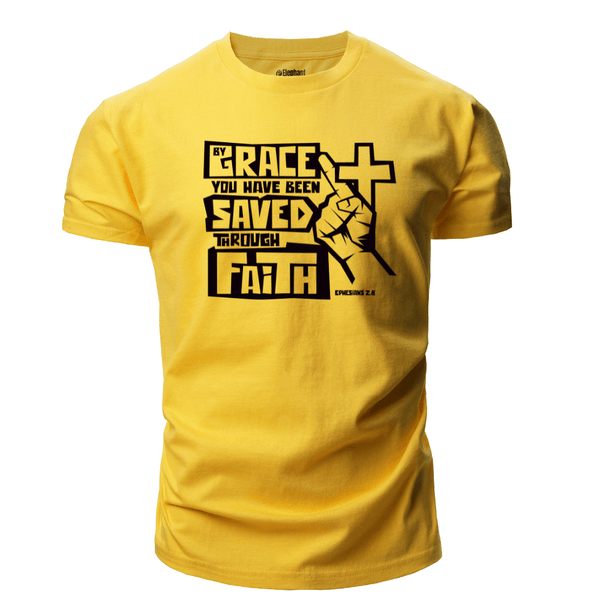 BY GRACE WE HAVE BEEN SAVED THROUGH FAITH T-shirt for Men