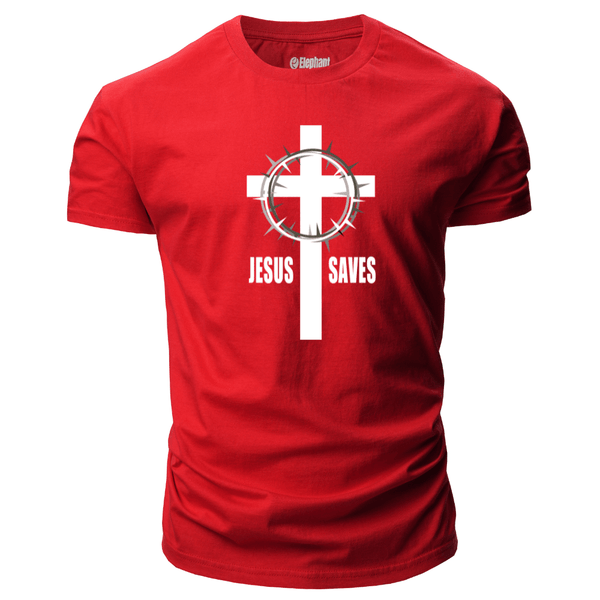 JESUS SAVES CROSS Graphic T-shirt