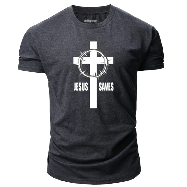 JESUS SAVES CROSS Graphic T-shirt