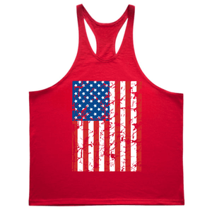 American Flag Fitness Tank Tops