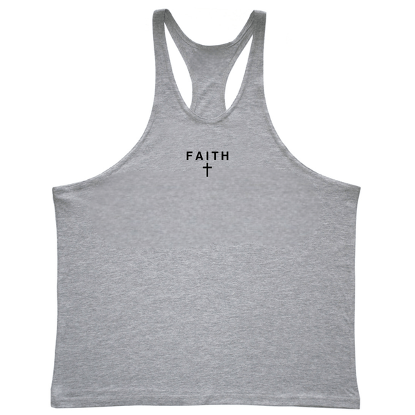 FAITH Cross Workout Stringer Tank Tops