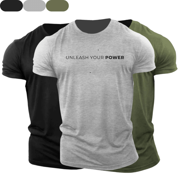 3 Pack Unleash Your Power Tees