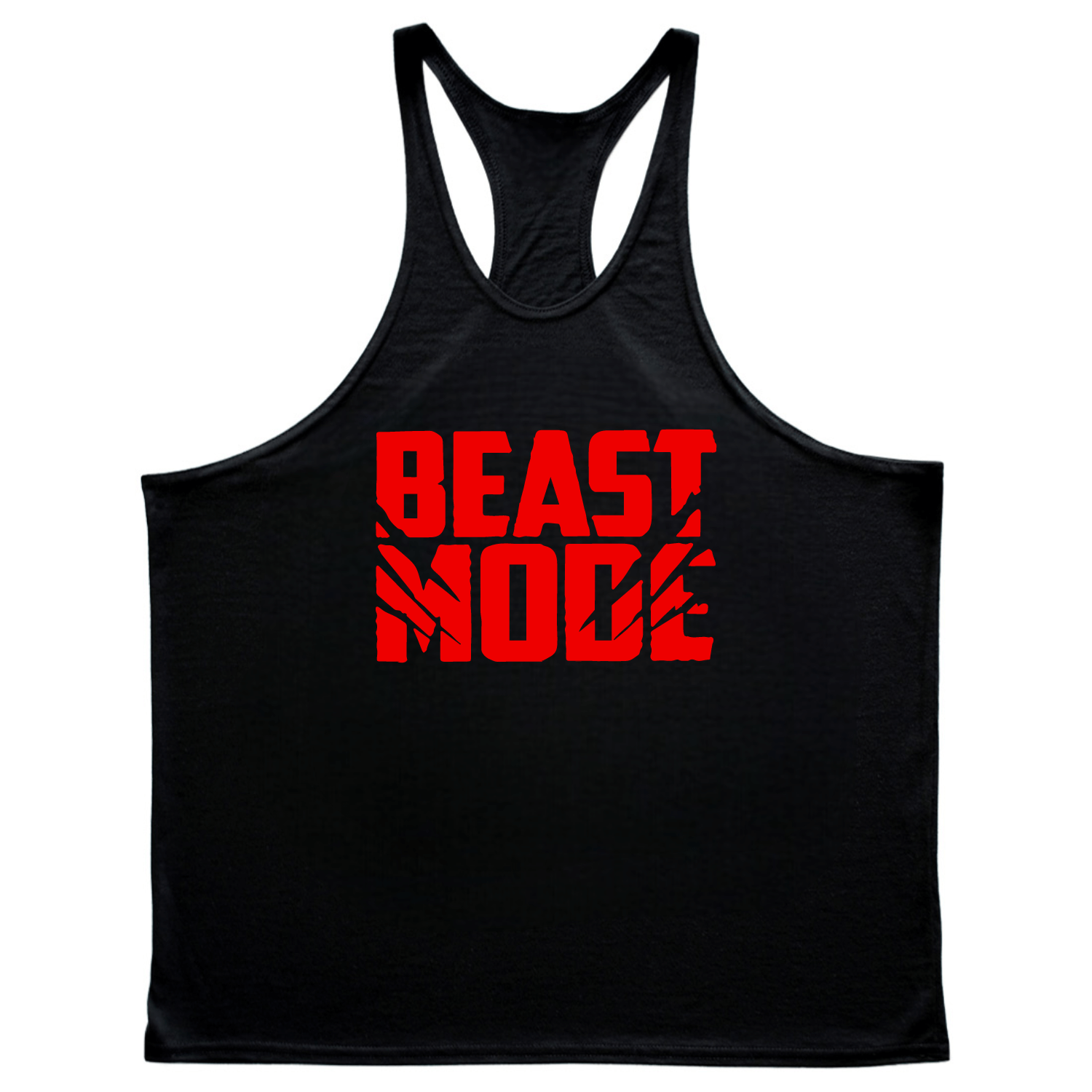 BEAST MODE Workout Stringer Tank Tops