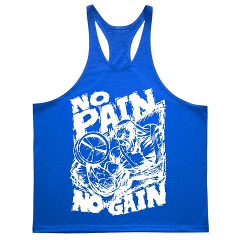NO PAIN NO GAIN Workout Tank Tops for Men