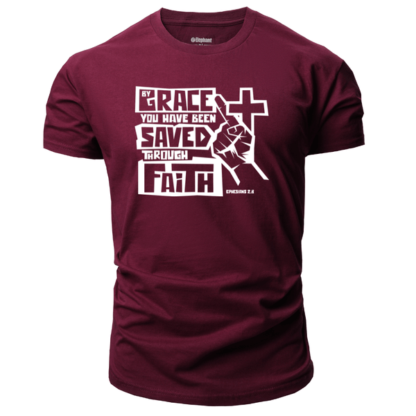 BY GRACE WE HAVE BEEN SAVED THROUGH FAITH T-shirt for Men