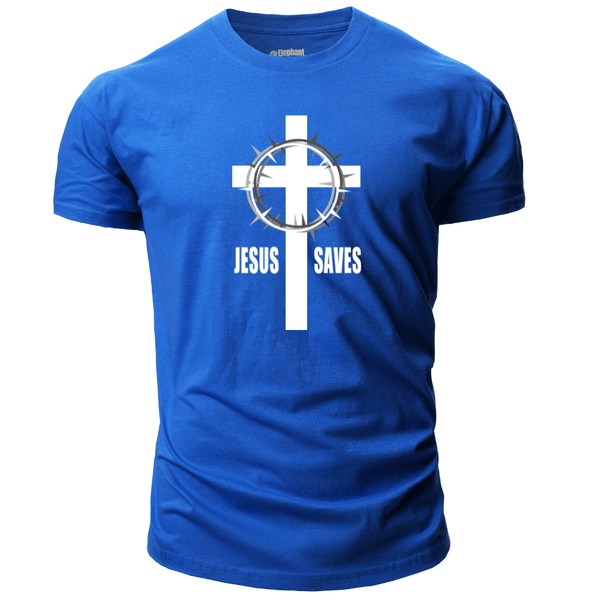 JESUS SAVES CROSS Graphic T-shirt