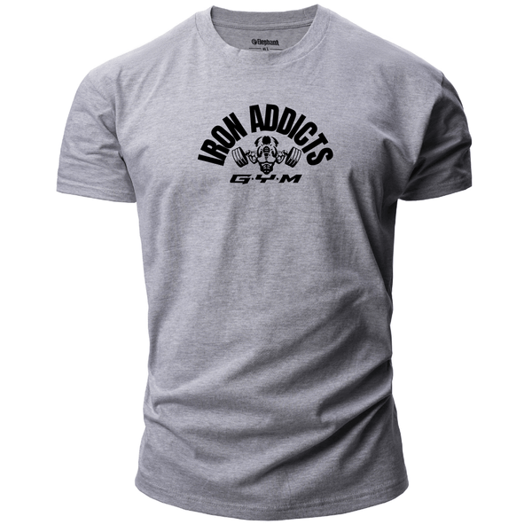 Elephant IRON ADDICTS Graphic Tees