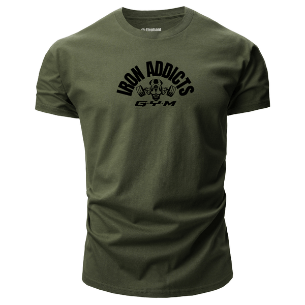 Elephant IRON ADDICTS Graphic Tees