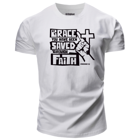 BY GRACE WE HAVE BEEN SAVED THROUGH FAITH T-shirt for Men