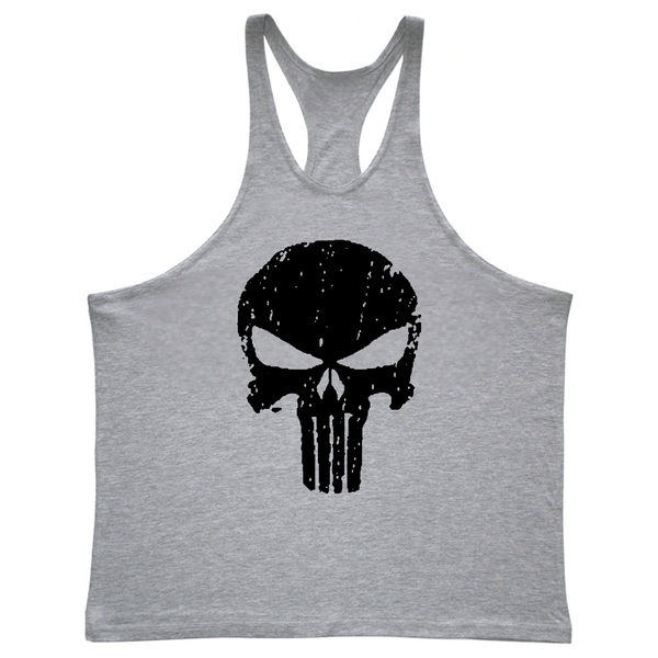 Men's Skull Graphic Gym Tank Tops