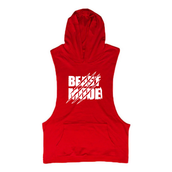 BEAST MODE GYM Sleeveless Hoodie