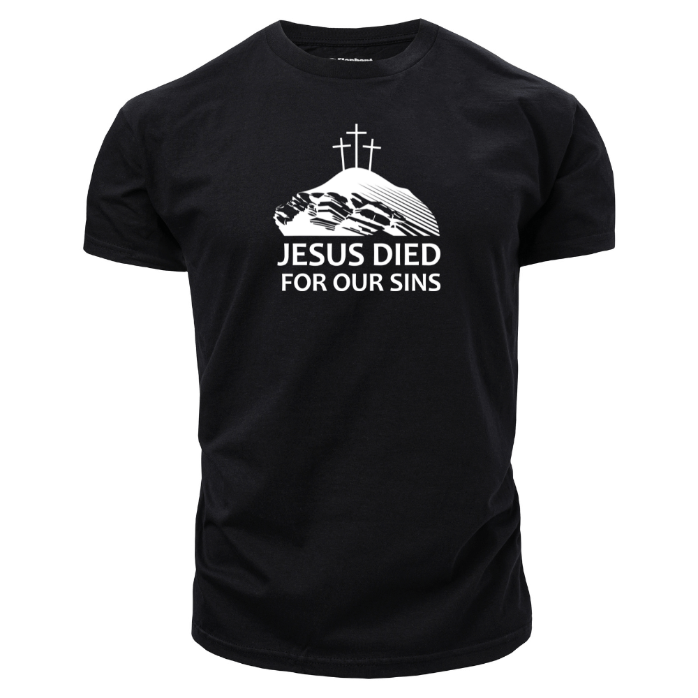 JESUS SAVED FOR OUR SINS Graphic T-shirt for Men