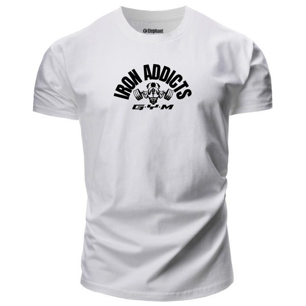 Elephant IRON ADDICTS Graphic Tees