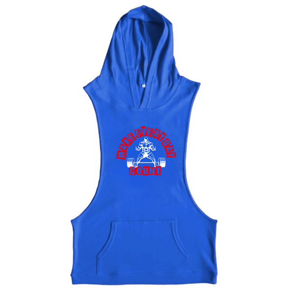 MAKE EVERYDAY COUNT Workout Sleeveless Hoodie Tank Tops