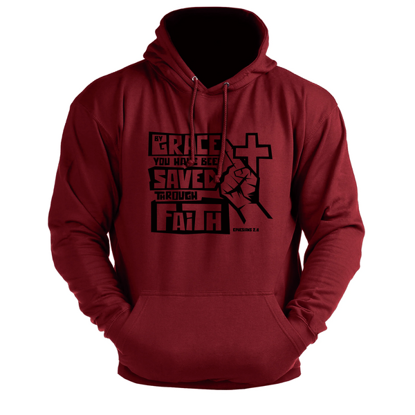 YOU'RE BEEN SAVED THROUGH FAITH - Men's Hoodie