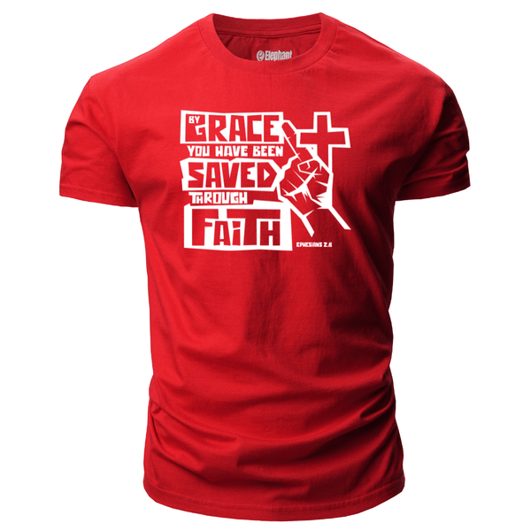 BY GRACE WE HAVE BEEN SAVED THROUGH FAITH T-shirt for Men