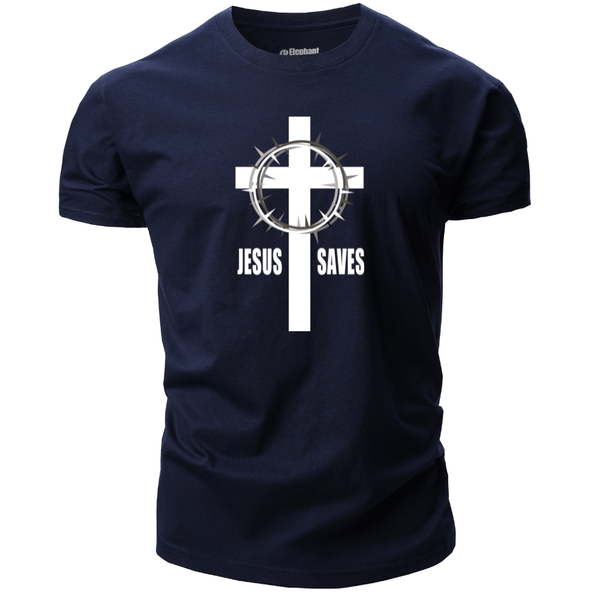 JESUS SAVES CROSS Graphic T-shirt