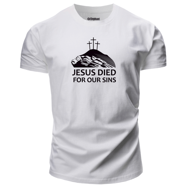 JESUS SAVED FOR OUR SINS Graphic T-shirt for Men