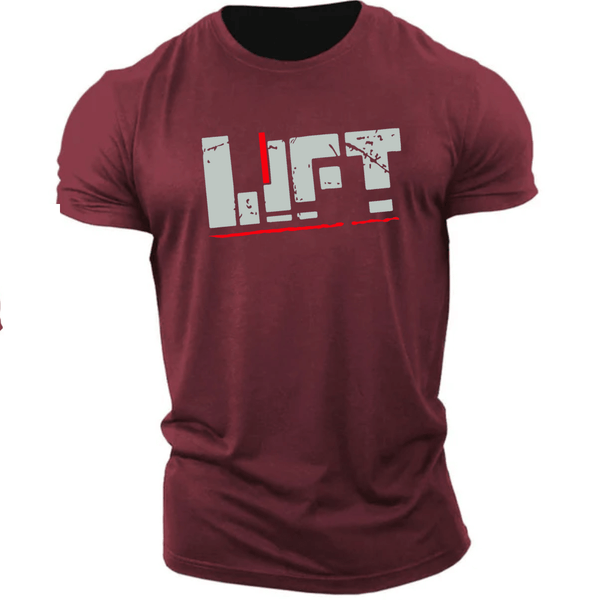 wine red Men's LIFT Graphic Tees