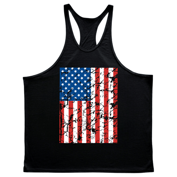 American Flag Fitness Tank Tops