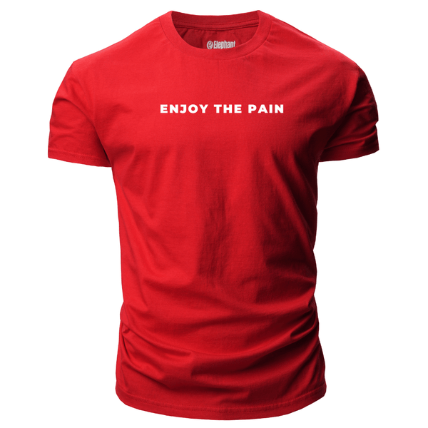 ENJOY THE PAIN Graphic Cotton Tees