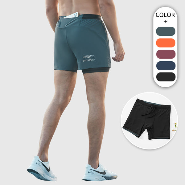 Fake Two-Piece Quick-Drying American Sports Shorts