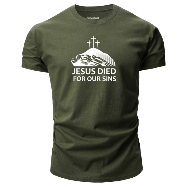 JESUS SAVED FOR OUR SINS Graphic T-shirt for Men