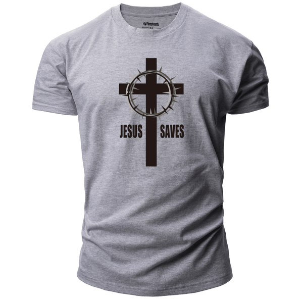 JESUS SAVES CROSS Graphic T-shirt