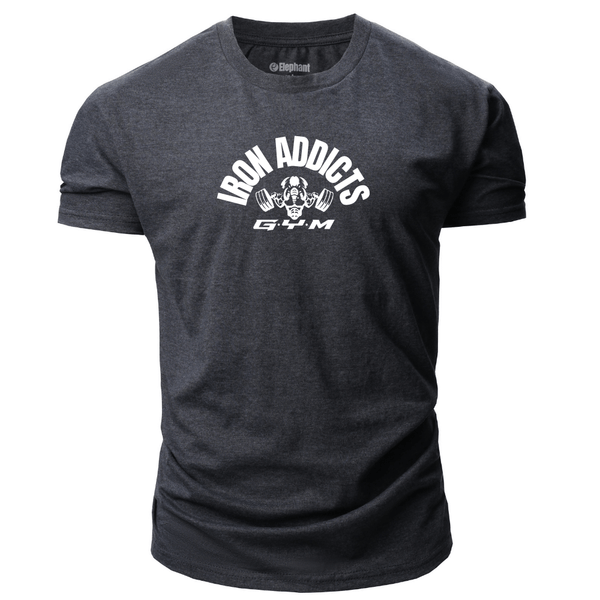 Elephant IRON ADDICTS Graphic Tees