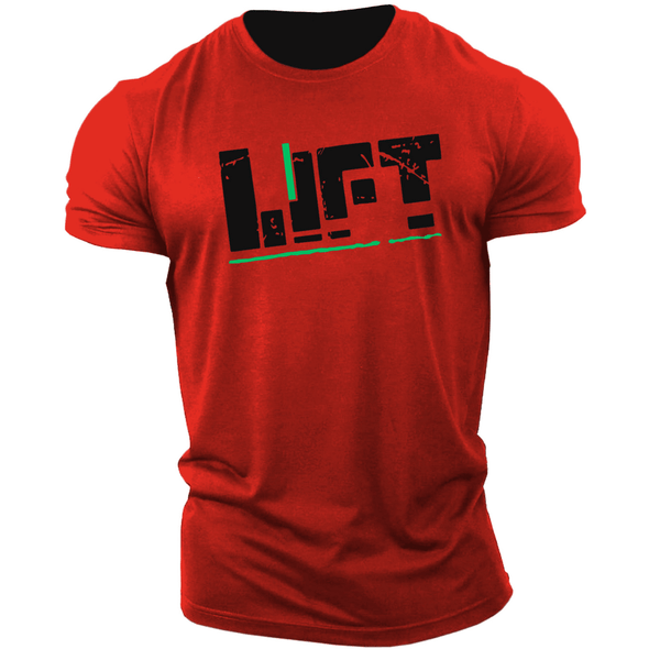 red Men's LIFT Graphic Tees