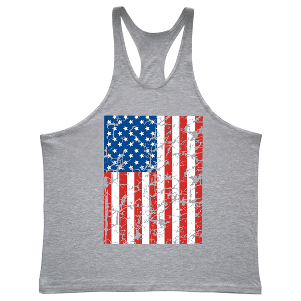 American Flag Fitness Tank Tops