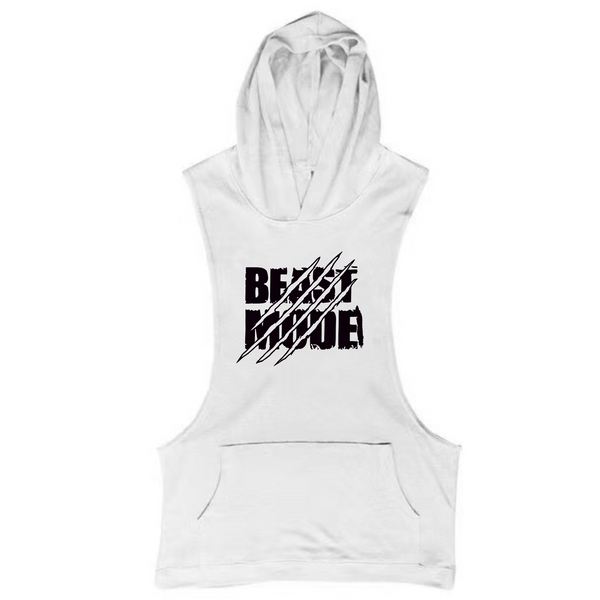 BEAST MODE GYM Sleeveless Hoodie