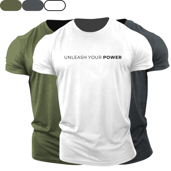 3 Pack Unleash Your Power Tees
