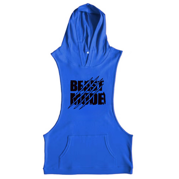 BEAST MODE GYM Sleeveless Hoodie