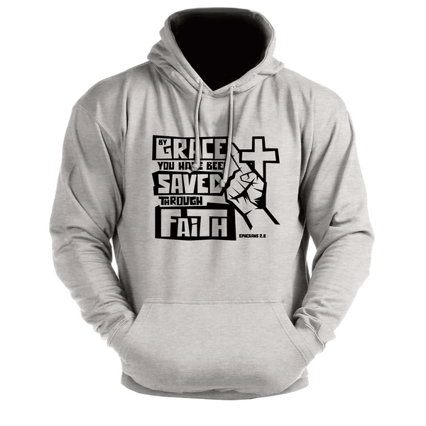 YOU'RE BEEN SAVED THROUGH FAITH - Men's Hoodie