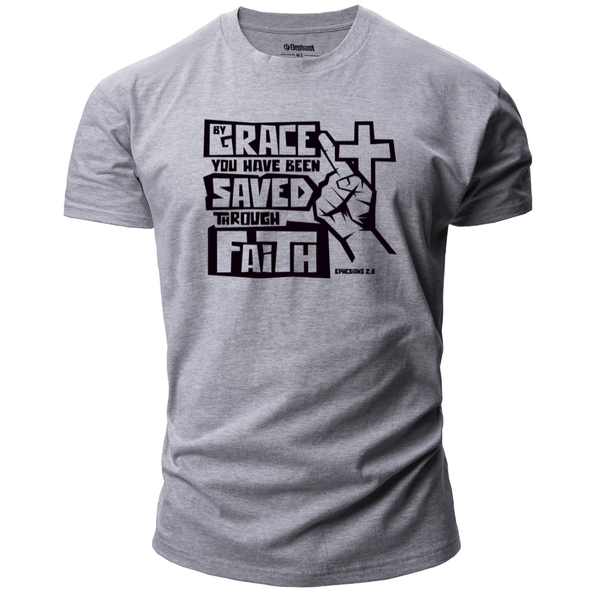 BY GRACE WE HAVE BEEN SAVED THROUGH FAITH T-shirt for Men