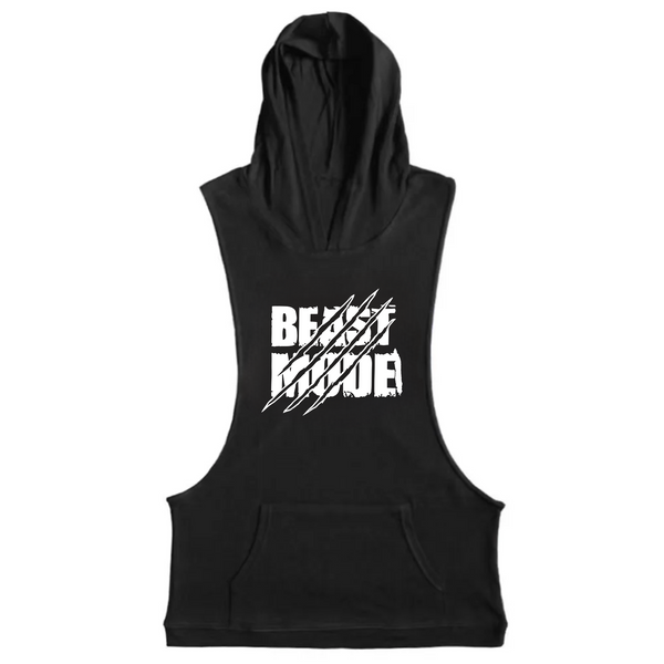 BEAST MODE GYM Sleeveless Hoodie