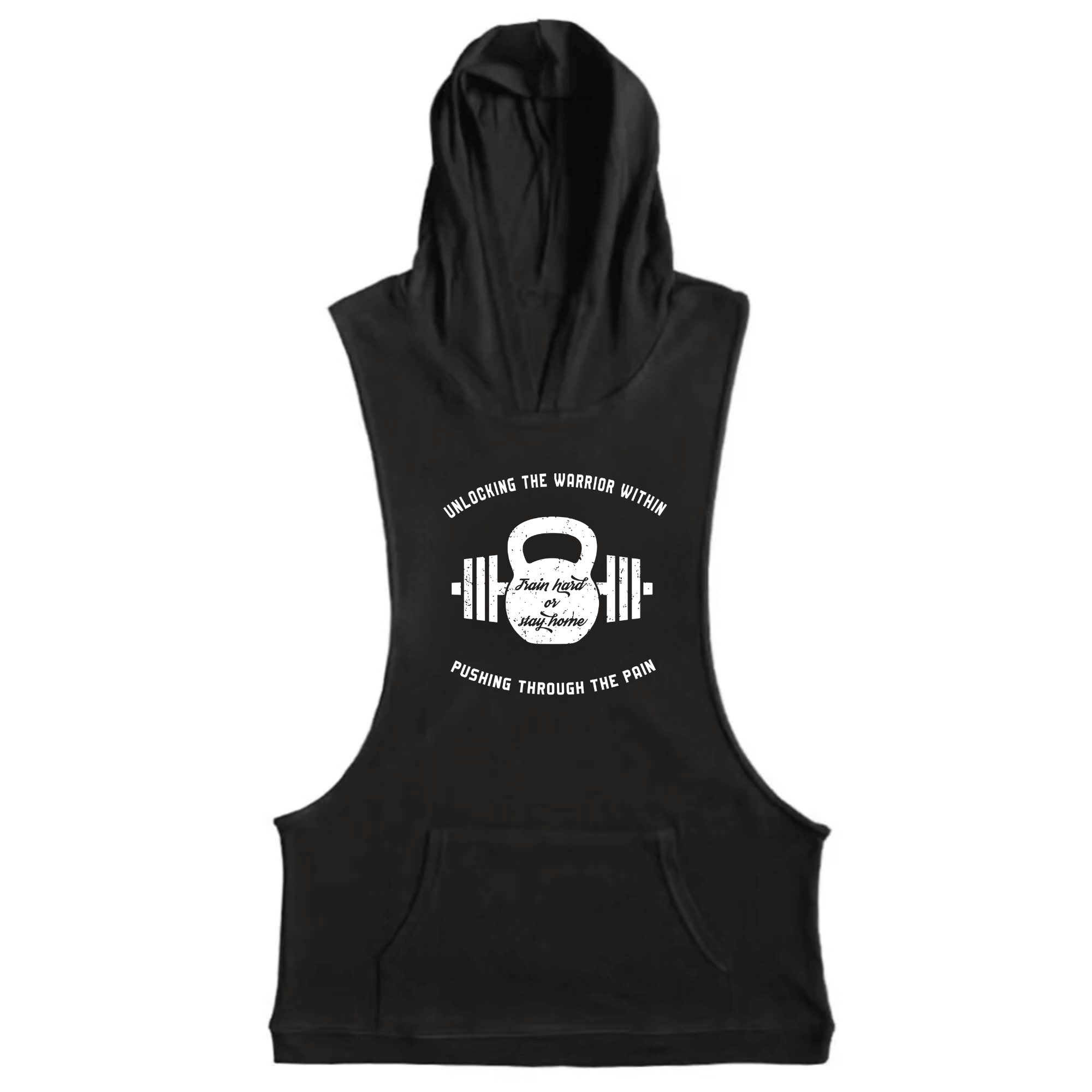 UNLEASH THE WARRIOR WITHIN GYM Sleeveless Hoodies